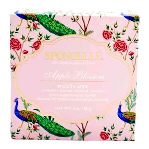 NEW - Spongelle Apple Blossom Multi-Use Body Wash Infused Buffer